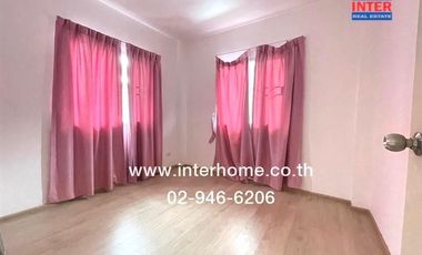 Two-story semi-detached house, 35.2 sq.wah, Atoll Bali Beach Village, Onnut-Ladkrabang, Luang Phaeng Road, Suwinthawong Road, Chachoengsao City, Chach
