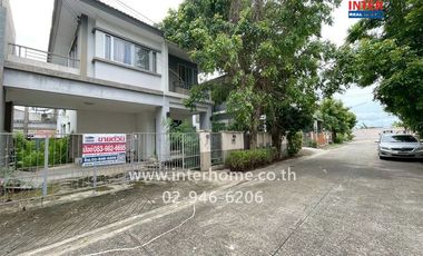 Two-story semi-detached house, 35.2 sq.wah, Atoll Bali Beach Village, Onnut-Ladkrabang, Luang Phaeng Road, Suwinthawong Road, Chachoengsao City, Chach