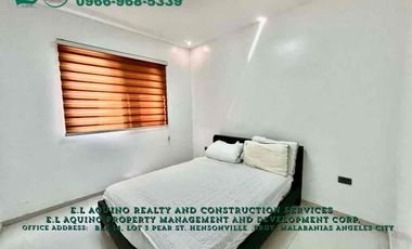 3 Bedrooms Apartment For Rent Located in a secured subdivision inside Clark Freeport Zone