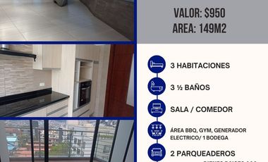 Departamento amplio Quito Tennis.