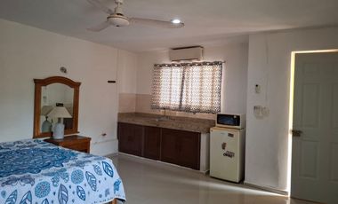 DEPARTAMENTOS TIPO ESTUDIO EN RENTA EN MERIDA F-121, MONTES DE AME $6,000