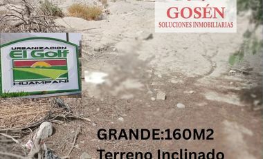 VENDO TERRENO 160M2 en CONDOMINIO GOLF DE HUAMPANI, 2da. ETAPA, MZA. N  LOTE 16, CHACLACAYO