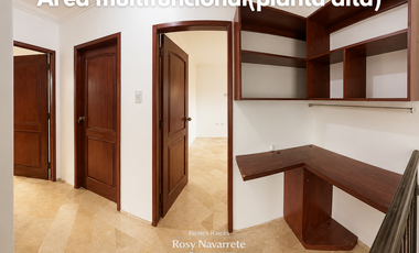 Casa en alquiler en Ceibos Norte con 3 dormitorios y estudio