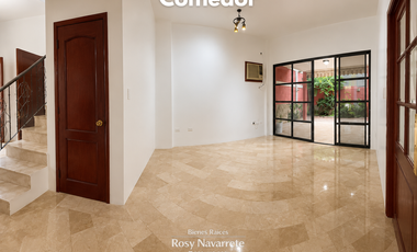 Casa en alquiler en Ceibos Norte con 3 dormitorios y estudio