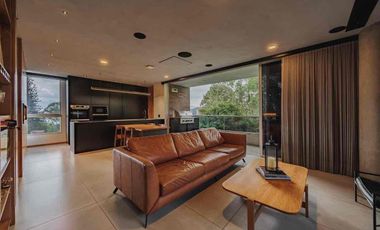 APARTAMENTO EN ARRIENDO AMOBLADO EN EL POBLADO