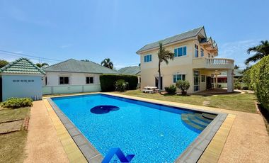 Spacious 4-Bedroom Pool Villa on Large Land – Great Value in Hua Hin For Sale