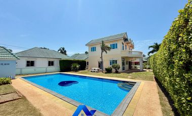 Spacious 4-Bedroom Pool Villa on Large Land – Great Value in Hua Hin For Sale