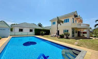Spacious 4-Bedroom Pool Villa on Large Land – Great Value in Hua Hin For Sale