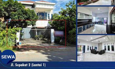 Disewakan HANYA LT. 1 - rumah pinggir Jl. Sepakat 2