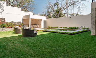 CASA NUEVA DE LUJO, AMUEBLADA POR DISEÑADOR, EN BURGOS BUGAMBILIAS, CUERNAVACA, MORELOS