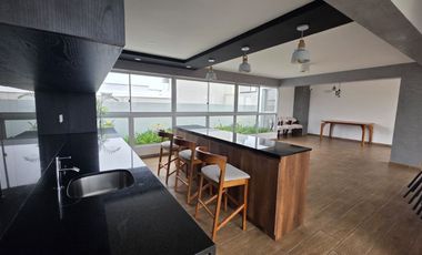 LIMA CERCADO - LIMITE SAN MIGUEL: Alquiler de Departamento de estreno, 2do piso, con vista a parque, en exclusivo condominio!