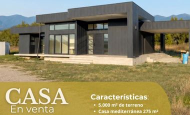 VENDEMOS ESPECTACULAR CASA EN PARCELA UBICADA EN SANTA CRUZ, COLCHAGUA
