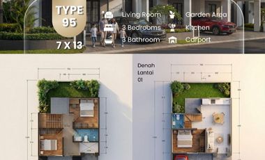 RUMAH 2 LANTAI DI KLATEN DEKAT PEMDA