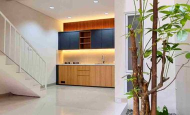 RUMAH BARU MINIMALIS MODERN 3 LANTAI DENGAN BATA MERAH DI MANGGA DURI KEPA JAKARTA