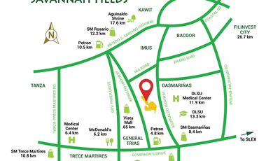 Residential Lot For Sale General Trias Cavite, Single Detached. Savannah Fields Prime Location