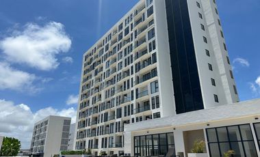 RENTA DEPA NUEVO AMUEBLADO CON GENIAL VISTA PISO 12 EN AVE.TULUM