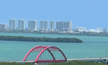 RENTA DEPA NUEVO AMUEBLADO CON GENIAL VISTA PISO 12 EN AVE.TULUM