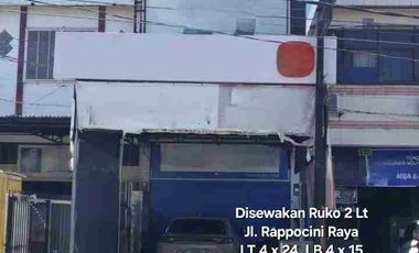 Ruko disewakan di Perumnas Tamalate, Mappala, Rappocini, Makassar, Sulawesi Selatan