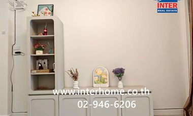 Two-story townhome, 19.4 sq.wah, Warangkul Village, Rangsit Klong 3, Phahonyothin Road, Rangsit-Nakhon Nayok Road, Lam Luk Ka, Pathum Thani.