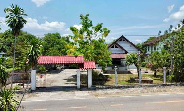 บ้านเดี่ยว1ชั้น พื้นที่กว้างข้าง