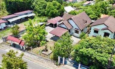 บ้านเดี่ยว1ชั้น พื้นที่กว้างข้าง