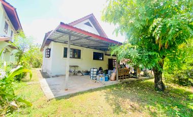 บ้านเดี่ยว1ชั้น พื้นที่กว้างข้าง