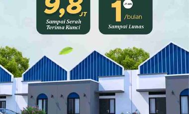 RUMAH SUBSIDI ANGSURAN FLAT 1 JATUAN