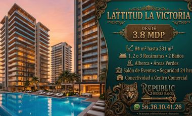 VENTA DEPARTAMENTO NUEVO, CONDOMINIO LATITUD LA VICTORIA, QUERETARO