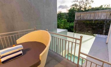 Jual Villa 2lt Modern Minumalis Furnished SHM & Zona Kuning area Investasi Strategis. Jl Pura Matsuka Ungasan