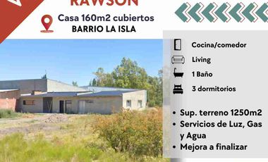 Casa en Venta BARRIO LA ISLA (zona bagual) - Rawson