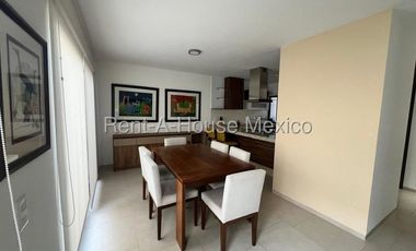 Zibatá Casa amueblada con home office y jardín en renta Bpa2420