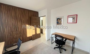 Zibatá Casa amueblada con home office y jardín en renta Bpa2420