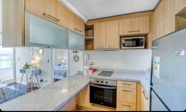 Arriendo departamento amoblado 1D 1B Costas de Montemar Concon estacionamiento bodega piscina