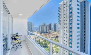 Arriendo departamento amoblado 1D 1B Costas de Montemar Concon estacionamiento bodega piscina