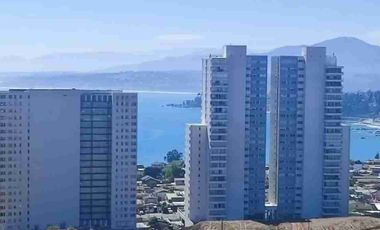 Arriendo departamento amoblado 1D 1B Costas de Montemar Concon estacionamiento bodega piscina