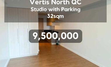 For Sale Studio w/ Parking | Orean Place Vertis North Quezon City | Ayala Condo