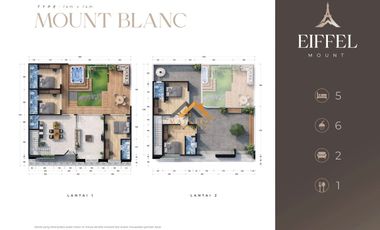 Launching Now Villa EIFFEL MOUNT Jalan kebun bunga Daerah Brastagi