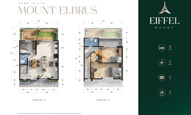 Launching Now Villa EIFFEL MOUNT Jalan kebun bunga Daerah Brastagi