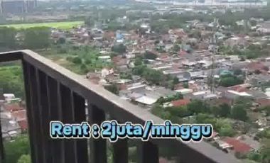 Disewakan Apartemen Tree Park BSD Serpong 2 bedroom Perminggu