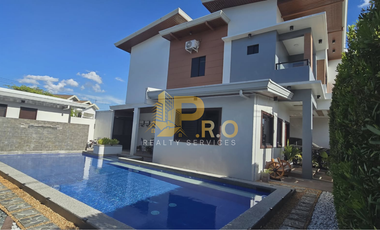 With Solar Panels 4 Bedroom 2-Storey House and Lot with pool for SALE in Telebastagan San Fernando Pampanga near SM