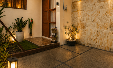kontrakan rumah / villa  mewah 2 lantai Furnished  tinggal bawa koper
