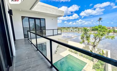 FOR SALE VILLA BRAND NEW FULL FURNISHED WITH LARGE SWIMMING POOL AT PERERENAN