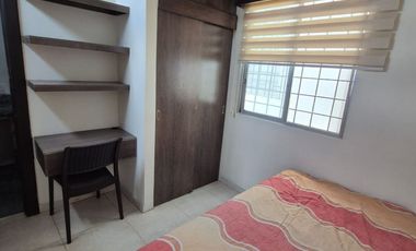 Suite Amoblada en Alquiler en Miraflores, 1 Habitación, 1 Baño, Norte de Guayaquil.