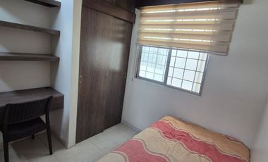 Suite Amoblada en Alquiler en Miraflores, 1 Habitación, 1 Baño, Norte de Guayaquil.