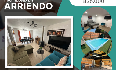 Se arrienda hermosa y amplia casa 3D 2B en condominio de La Cruz.