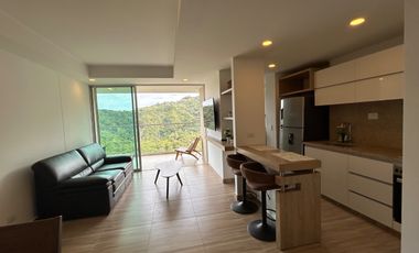 Apartamento amoblado en venta para estrenar Solarium del cañón