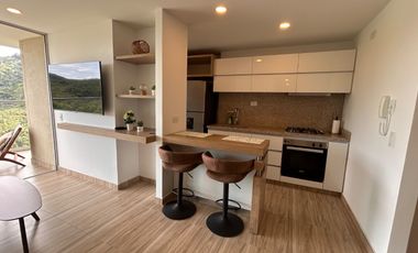 Apartamento amoblado en venta para estrenar Solarium del cañón