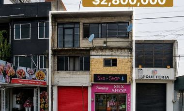 SE VENDE EDIFICIO COMERCIAL EN BOULEVARD CUAHNAHUAC