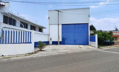 SAN BERNARDINO TLAXCALANCINGO RENTA BODEGA 1278M2 A POCOS METROS DE CARRETERA FEDERAL PUEBLA- ATLIXCO