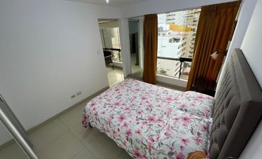 Mini Full Equipado, con Cochera Techada y Vista a Parque. PET FRIENDLY. Edificio con Gym, Terraza, Piscina, Sauna